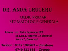 Dr. Anda Cruceru - cabinet stomatologic